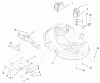 Toro 71241 (16-38HXLE) - 16-38HXLE Lawn Tractor, 2000 (200000001-200999999) Spareparts 38" DECK ENGAGEMENT COMPONENTS ASSEMBLY