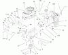 Toro 71228 (17-44HXL) - 17-44HXL Lawn Tractor, 2002 (220000001-220010000) Pièces détachées ENGINE SYSTEM ASSEMBLY