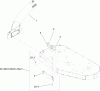 Toro 79155 - 48" and 52" Bagger, TITAN Zero-Turn-Radius Riding Mower, 2008 (280000001-280999999) Spareparts BAFFLE AND BOOT MOUNT ASSEMBLY