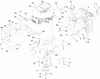 Toro 71283 (17-44HXLE) - 17-44HXLE Lawn Tractor, 2003 (230000001-230999999) Pièces détachées ENGINE SYSTEM ASSEMBLY