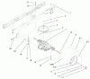 Toro 71300 (12-32XL) - 12-32XL Lawn Tractor, 2000 (200000001-200999999) Listas de piezas de repuesto y dibujos 5 SPEED TRANSAXLE ASSEMBLY