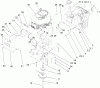 Toro 71428 (XL 380H) - XL 380H Lawn Tractor, 2005 (250000001-250999999) Pièces détachées ENGINE ASSEMBLY