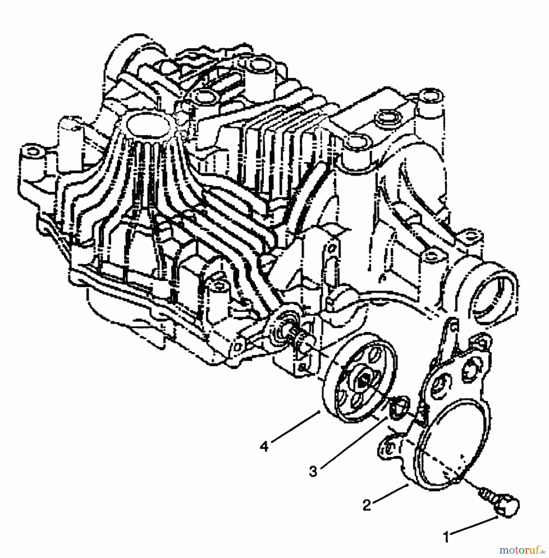  Toro Neu Mowers, Lawn & Garden Tractor Seite 1 72062 (264-6) - Toro 264-6 Yard Tractor, 1994 (4900001-4999999) BRAKE