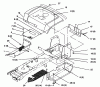 Toro 72103 (268-H) - 268-H Yard Tractor, 1994 (4900001-4999999) Listas de piezas de repuesto y dibujos FENDER AND FOOTREST