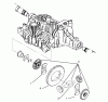 Toro 72042 (264-6) - 264-6 Yard Tractor, 1995 (5900001-5900796) Listas de piezas de repuesto y dibujos DIFFERENTIAL GEAR