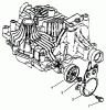 Toro 72043 (264-H) - 264-H Yard Tractor, 1996 (6900001-6999999) Listas de piezas de repuesto y dibujos BRAKE