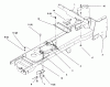Toro 72062 (264-6) - 264-6 Yard Tractor, 1995 (5900228-5999999) Listas de piezas de repuesto y dibujos FRAME