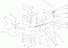 Toro 79161 - 44" Vac-Bagger, TimeCutter Z Riding Mowers, 2001 (210000001-210999999) Listas de piezas de repuesto y dibujos DRIVE COMPONENTS ASSEMBLY