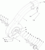 Toro 79162 - 44" Vac-Bagger, TimeCutter Z Riding Mowers, 2004 (240000001-240999999) Listas de piezas de repuesto y dibujos BLOWER HOUSING ASSEMBLY