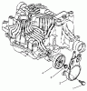 Toro 72064 (265-H) - 265-H Lawn and Garden Tractor, 1997 (7900001-7999999) Listas de piezas de repuesto y dibujos BRAKE