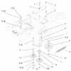 Toro 72064 (265-H) - 265-H Lawn and Garden Tractor, 1997 (7900001-7999999) Listas de piezas de repuesto y dibujos HYDRO DRIVE COMPONENTS