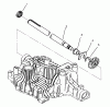 Toro 72046 (265-H) - 265-H Lawn and Garden Tractor, 1998 (8900400-8999999) Pièces détachées AXLE SHAFT