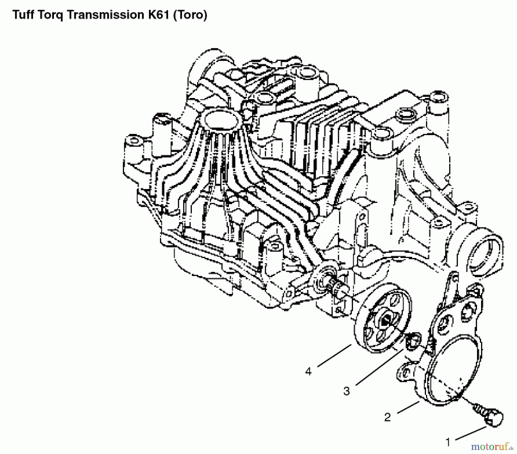  Toro Neu Mowers, Lawn & Garden Tractor Seite 1 72070 (265-H) - Toro 265-H Lawn and Garden Tractor, 1999 (9900001-9999999) BRAKE