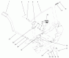 Toro 72052 (266-H) - 266-H Lawn and Garden Tractor, 2001 (210000001-210999999) Listas de piezas de repuesto y dibujos HYDRAULIC BRAKE ASSEMBLY