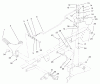 Toro 72052 (266-H) - 266-H Lawn and Garden Tractor, 2001 (210000001-210999999) Listas de piezas de repuesto y dibujos HYDRAULICS CONTROLS ASSEMBLY