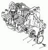 Toro 72085 (267-H) - 267-H Lawn and Garden Tractor, 1996 (6900001-6999999) Listas de piezas de repuesto y dibujos BRAKE