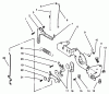 Toro 72085 (267-H) - 267-H Lawn and Garden Tractor, 1996 (6900001-6999999) Listas de piezas de repuesto y dibujos ENGINE CONTROLS