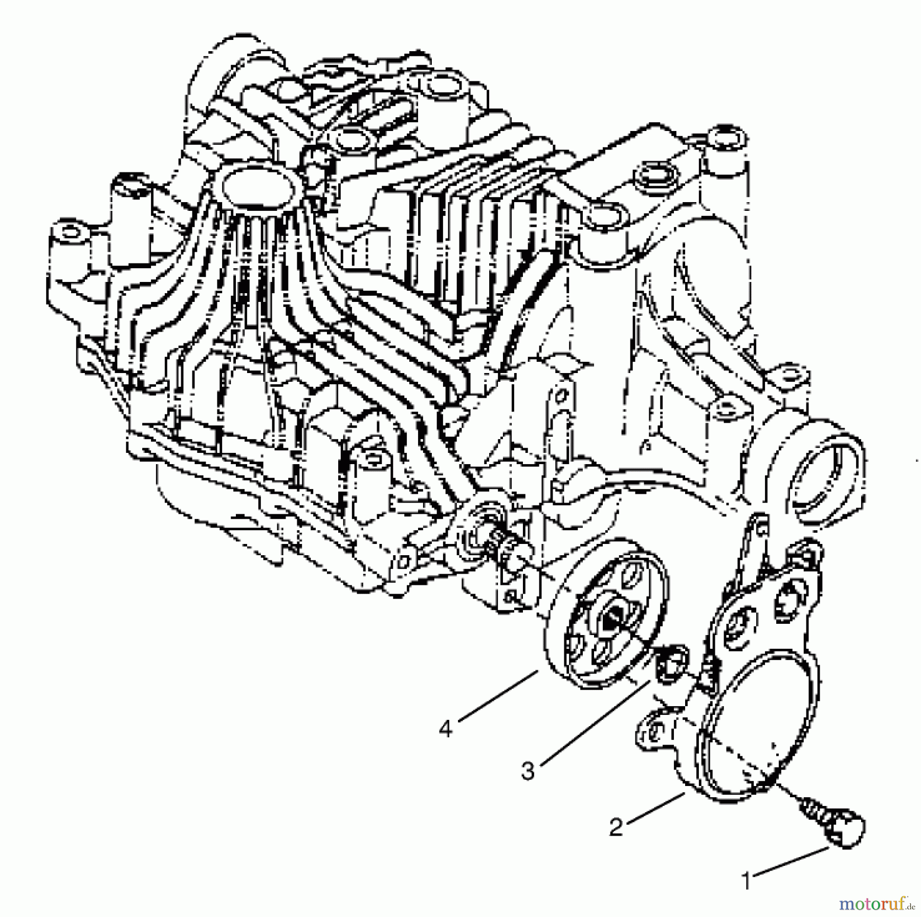  Toro Neu Mowers, Lawn & Garden Tractor Seite 1 72104 (267-H) - Toro 267-H Lawn and Garden Tractor, 1998 (8900600-8999999) BRAKE