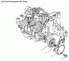 Toro 72105 (268-H) - 268-H Lawn and Garden Tractor, 1999 (9900001-9999999) Pièces détachées BRAKE