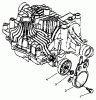 Toro 72102 (269-H) - 269-H Lawn and Garden Tractor, 1996 (6900001-6999999) Pièces détachées BRAKE