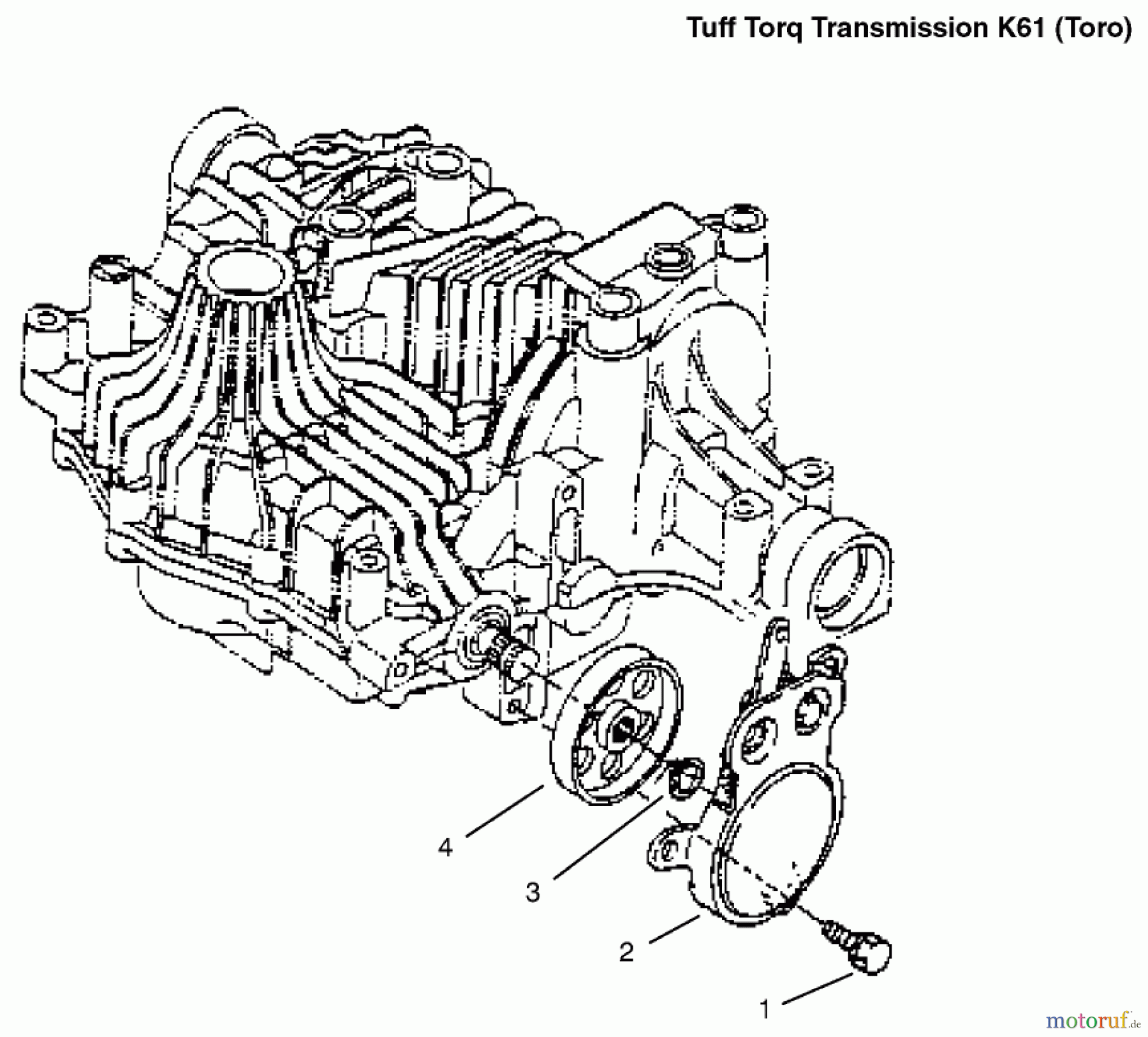  Toro Neu Mowers, Lawn & Garden Tractor Seite 1 72106 (270-H) - Toro 270-H Lawn and Garden Tractor, 1999 (9900001-9999999) BRAKE