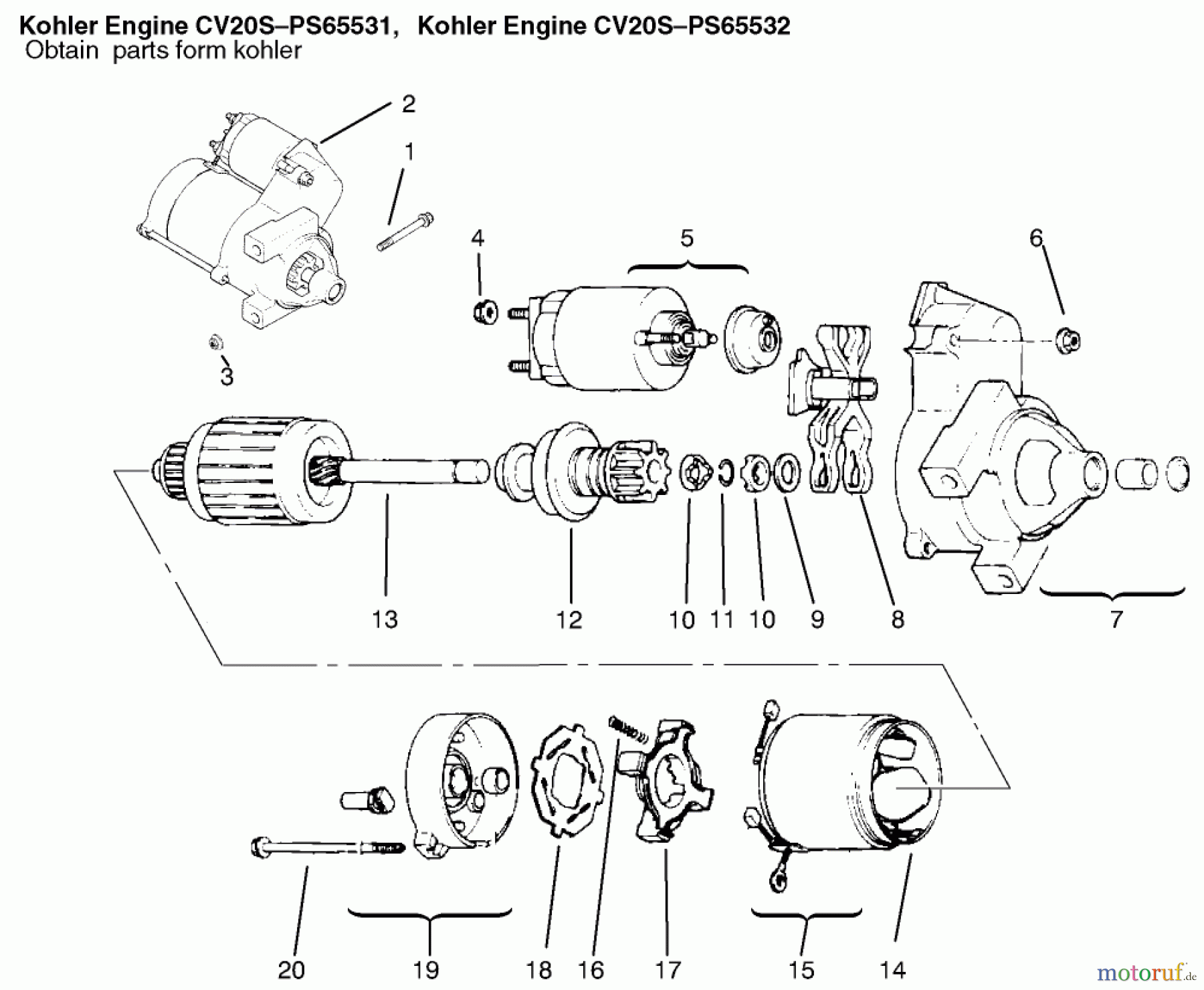  Toro Neu Mowers, Lawn & Garden Tractor Seite 1 72115 (270-H) - Toro 270-H Lawn and Garden Tractor, 1999 (9900001-9999999) STARTING SYSTEM