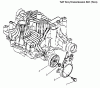 Toro 72110 (270-H) - 270-H Lawn and Garden Tractor, 1996 (6900001-6999999) Pièces détachées BRAKE