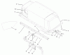 Toro 79214 - 42" Twin Bagger, TimeCutter Z Riding Mowers, 2005 (250000001-250999999) Pièces détachées BAG TO MOWER ASSEMBLY