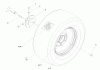Toro 72200 (416XT) - 416XT Garden Tractor, 2004 (240000001-240999999) Pièces détachées REAR WHEEL ASSEMBLY