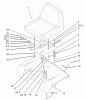 Toro 72200 (416XT) - 416XT Garden Tractor, 2004 (240000001-240999999) Pièces détachées SEAT ASSEMBLY
