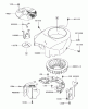 Toro 72201 (417XT) - 417XT Garden Tractor, 2003 (230000001-230999999) Listas de piezas de repuesto y dibujos COOLING EQUIPMENT ASSEMBLY KAWASAKI FH541V-AS04