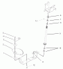 Toro 72201 (417XT) - 417XT Garden Tractor, 2003 (230000001-230999999) Listas de piezas de repuesto y dibujos LOWER STEERING WHEEL AND TILT ASSEMBLY