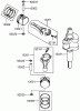 Toro 72201 (417XT) - 417XT Garden Tractor, 2004 (240000001-240999999) Pièces détachées PISTON/CRANKSHAFT ASSEMBLY KAWASAKI FH541V-BS04