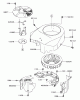 Toro 72202 (419XT) - 419XT Garden Tractor, 2003 (230000001-230999999) Listas de piezas de repuesto y dibujos COOLING EQUIPMENT ASSEMBLY KAWASAKI FH580V-AS06