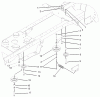 Toro 72202 (419XT) - 419XT Garden Tractor, 2003 (230000001-230999999) Listas de piezas de repuesto y dibujos HYDRO DRIVE ASSEMBLY