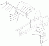 Toro 72202 (419XT) - 419XT Garden Tractor, 2003 (230000001-230999999) Listas de piezas de repuesto y dibujos MANUAL LIFT LEVER ASSEMBLY