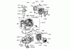 Toro 72202 (419XT) - 419XT Garden Tractor, 2004 (240000001-240999999) Pièces détachées CYLINDER AND CRANKCASE ASSEMBLY KAWASAKI FH580V-BS06