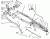Toro 79251 - 48" Snow Blade, 1994 (49000001-49999999) Listas de piezas de repuesto y dibujos FRAME ASSEMBLY