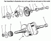 Toro 73422 (416-8) - 416-8 Garden Tractor, 1996 (6900001-6999999) Pièces détachées CAM & CRANKSHAFTS