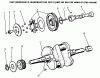 Toro 73423 (416-H) - 416-H Garden Tractor, 1996 (6900001-6999999) Listas de piezas de repuesto y dibujos CAM & CRANKSHAFTS