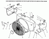 Toro 73423 (416-H) - 416-H Garden Tractor, 1996 (6900001-6999999) Listas de piezas de repuesto y dibujos ENGINE HOUSING