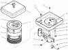 Toro 73423 (416-H) - 416-H Garden Tractor, 1997 (7900001-7999999) Pièces détachées AIR CLEANER