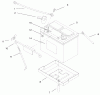 Toro 73423 (416-H) - 416-H Garden Tractor, 1997 (7900001-7999999) Pièces détachées BATTERY ASSEMBLY