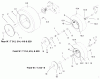 Toro 73423 (416-H) - 416-H Garden Tractor, 1997 (7900001-7999999) Pièces détachées WHEEL ASSEMBLIES