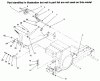 Toro 73441 (416-8) - 416-8 Garden Tractor, 1996 (69000001-69999999) Pièces détachées BRAKE