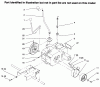 Toro 73441 (416-8) - 416-8 Garden Tractor, 1996 (69000001-69999999) Pièces détachées TRANSMISSION