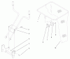 Toro 79305 - 44" Vacuum Bagger, 1998 (8900001-8999999) Listas de piezas de repuesto y dibujos BAG AND FRAME ASSEMBLY