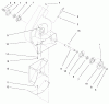 Toro 79305 - 44" Vacuum Bagger, 1998 (8900001-8999999) Listas de piezas de repuesto y dibujos BLOWER HOUSING ASSEMBLY