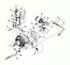 Toro 73501 (520-H) - 520-H Garden Tractor, 1993 (39000001-39999999) Pièces détachées HYDROSTATIC TRANSMISSION