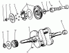 Toro 73501 (520-H) - 520-H Garden Tractor, 1996 (69000001-69999999) Listas de piezas de repuesto y dibujos CAMSHAFT & CRANKSHAFT